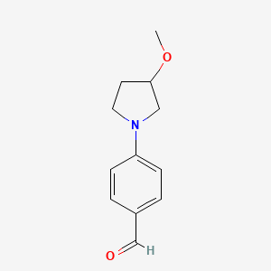 4-(3-Methoxypyrrolidin-1-yl)benzaldehyde