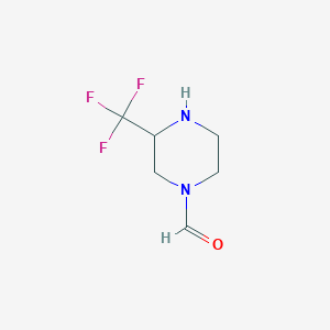 3-(Trifluoromethyl)piperazine-1-carbaldehyde