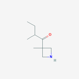 2-Methyl-1-(3-methylazetidin-3-yl)butan-1-one