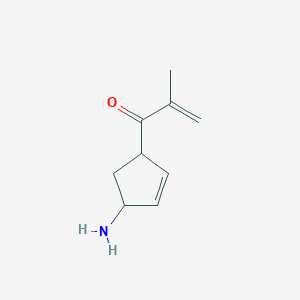 1-(4-Aminocyclopent-2-en-1-yl)-2-methylprop-2-en-1-one