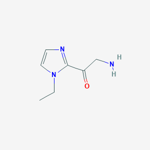 2-Amino-1-(1-ethyl-1H-imidazol-2-yl)ethan-1-one