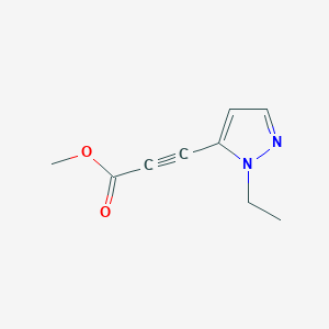 Methyl3-(1-ethyl-1H-pyrazol-5-YL)propiolate