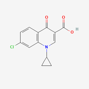 B1317327 7-Chloro-1-cyclopropyl-4-oxo-1,4-dihydroquinoline-3-carboxylic acid CAS No. 93110-13-5