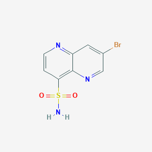 7-Bromo-1,5-naphthyridine-4-sulfonamide