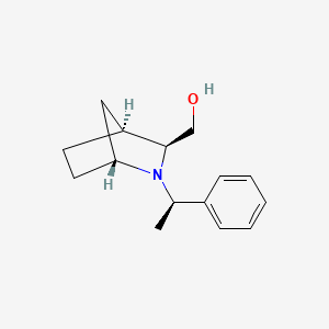 {(1R,3S,4S)-2-[(1R)-1-Phenylethyl]-2-azabicyclo[2.2.1]hept-3-YL}methanol