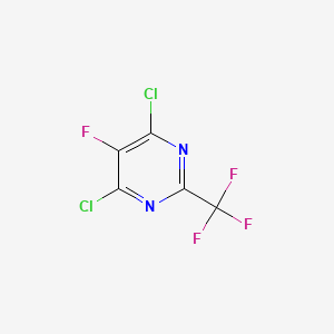 molecular formula C5Cl2F4N2 B1317332 4,6-二氯-5-氟-2-(三氟甲基)嘧啶 CAS No. 96819-55-5