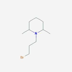 1-(3-Bromopropyl)-2,6-dimethylpiperidine