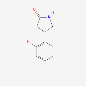 4-(2-Fluoro-4-methylphenyl)pyrrolidin-2-one