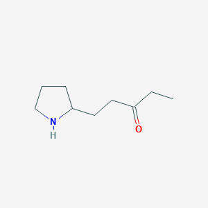 1-(Pyrrolidin-2-yl)pentan-3-one