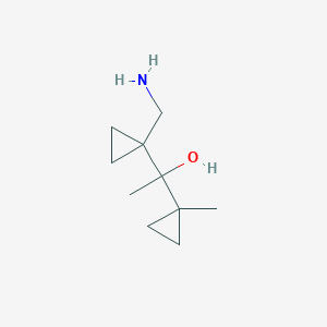 1-[1-(Aminomethyl)cyclopropyl]-1-(1-methylcyclopropyl)ethan-1-ol