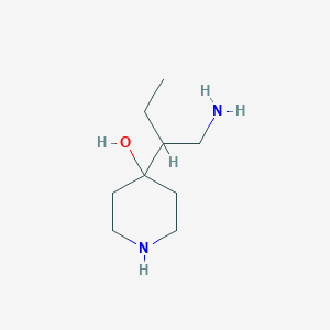 4-(1-Aminobutan-2-YL)piperidin-4-OL