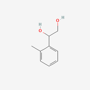 molecular formula C9H12O2 B13173615 1-(2-Methylphenyl)ethane-1,2-diol CAS No. 81065-80-7