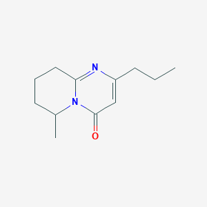 6-Methyl-2-propyl-4H,6H,7H,8H,9H-pyrido[1,2-a]pyrimidin-4-one