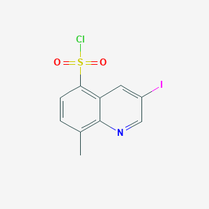 3-Iodo-8-methylquinoline-5-sulfonyl chloride