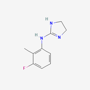 N-(3-Fluoro-2-methylphenyl)-4,5-dihydro-1H-imidazol-2-amine