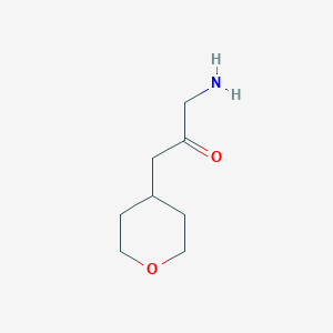 1-Amino-3-(oxan-4-yl)propan-2-one