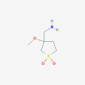 3-(Aminomethyl)-3-methoxytetrahydrothiophene 1,1-dioxide