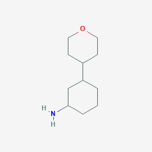 3-(Oxan-4-yl)cyclohexan-1-amine