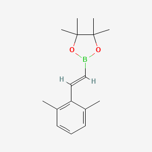 2-[2-(2,6-Dimethylphenyl)ethenyl]-4,4,5,5-tetramethyl-1,3,2-dioxaborolane