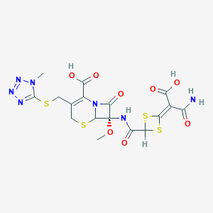 molecular formula C17H17N7O8S4 B131739 Cefotetan CAS No. 69712-56-7