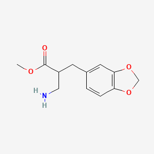 Methyl3-amino-2-(2H-1,3-benzodioxol-5-ylmethyl)propanoate