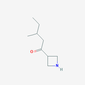 1-(Azetidin-3-yl)-3-methylpentan-1-one