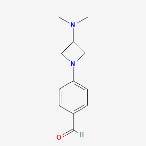 4-[3-(Dimethylamino)azetidin-1-yl]benzaldehyde