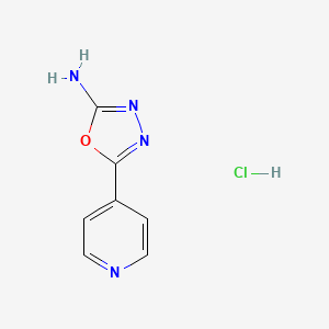 5-(Pyridin-4-yl)-1,3,4-oxadiazol-2-amine hydrochloride