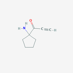 1-(1-Aminocyclopentyl)prop-2-yn-1-one