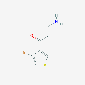 3-Amino-1-(4-bromothiophen-3-yl)propan-1-one