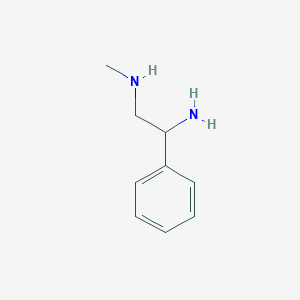 molecular formula C9H14N2 B13173947 (2-Amino-2-phenylethyl)(methyl)amine 