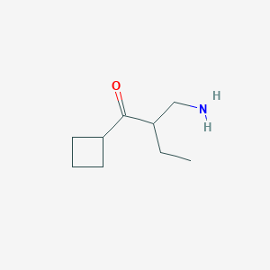 2-(Aminomethyl)-1-cyclobutylbutan-1-one