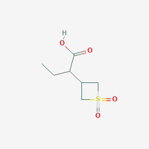 2-(1,1-Dioxidothietan-3-yl)butanoic acid