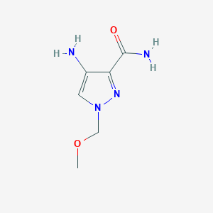 4-Amino-1-(methoxymethyl)-1H-pyrazole-3-carboxamide