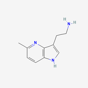 2-{5-methyl-1H-pyrrolo[3,2-b]pyridin-3-yl}ethan-1-amine