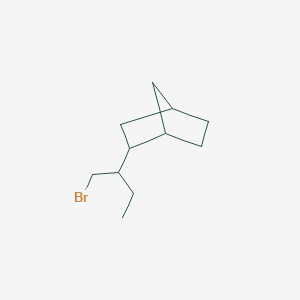 molecular formula C11H19Br B13174006 2-(1-Bromobutan-2-yl)bicyclo[2.2.1]heptane 