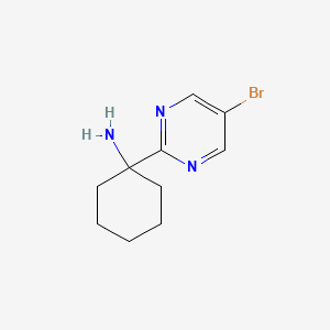 1-(5-Bromopyrimidin-2-yl)cyclohexan-1-amine