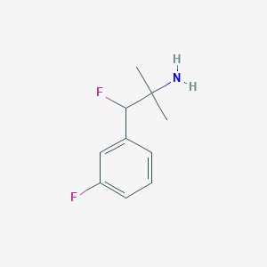 1-Fluoro-1-(3-fluorophenyl)-2-methylpropan-2-amine