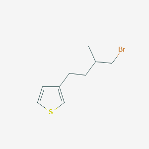 3-(4-Bromo-3-methylbutyl)thiophene