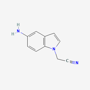 2-(5-Amino-1H-indol-1-YL)acetonitrile