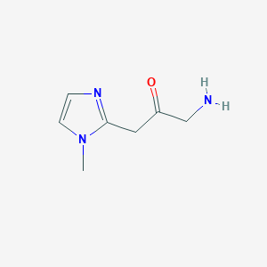 1-Amino-3-(1-methyl-1H-imidazol-2-yl)propan-2-one