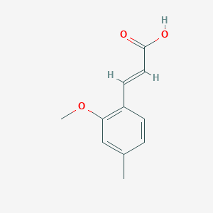 (2E)-3-(2-Methoxy-4-methylphenyl)prop-2-enoic acid