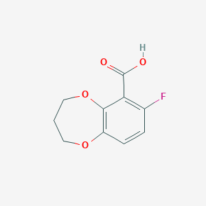 7-Fluoro-3,4-dihydro-2H-1,5-benzodioxepine-6-carboxylic acid