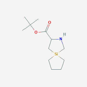 tert-Butyl 2-aza-5-silaspiro[4.4]nonane-3-carboxylate