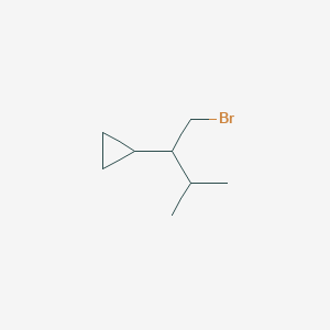 (1-Bromo-3-methylbutan-2-yl)cyclopropane