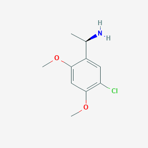 (1R)-1-(5-chloro-2,4-dimethoxyphenyl)ethan-1-amine