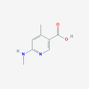 4-Methyl-6-(methylamino)pyridine-3-carboxylic acid