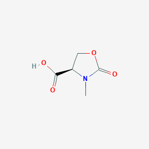 (4R)-3-Methyl-2-oxo-1,3-oxazolidine-4-carboxylic acid