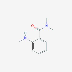 molecular formula C10H14N2O B13174315 N,N-dimethyl-2-(methylamino)benzamide CAS No. 56042-84-3