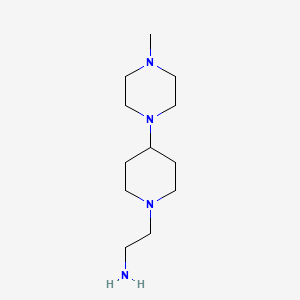 2-[4-(4-Methylpiperazin-1-yl)piperidin-1-yl]ethan-1-amine